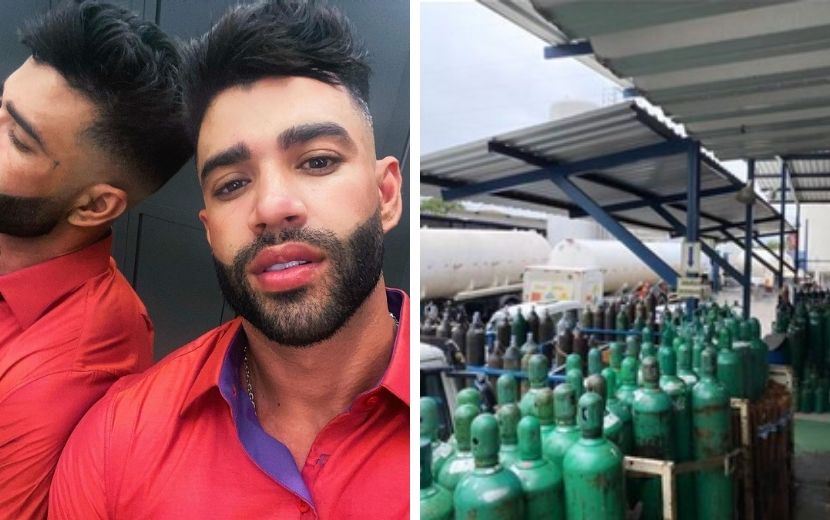 Gusttavo Lima compra 150 cilíndros de oxigênio para Manaus - e eles já estão sendo distribuídos nos hospitais